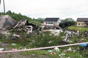 В Волынской области упал самолет, погиб пилот