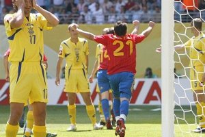 Колишні футболісти збірної України згадали про нелегкі матчі з Іспанією