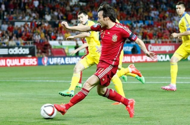 Сборная Украины на выезде в Севилье проиграла Испании