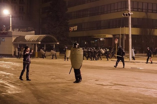 26 января 2014 года протестующие в Запорожье были жестоко избиты и разогнаны