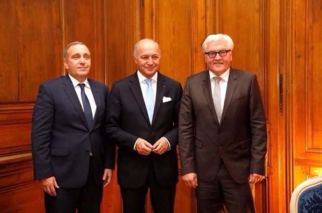 Глави МЗС Польщі, Франції та Німеччини