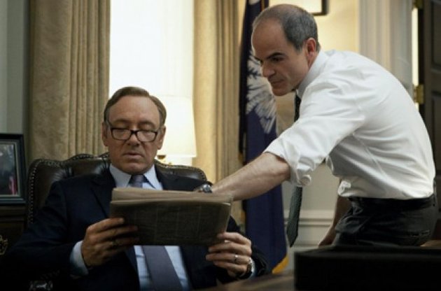 Кадр из сериала "Карточный домик"