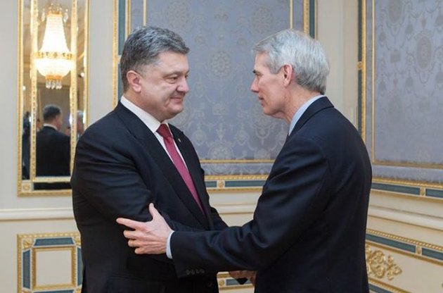 Порошенко провел встречу с сенатором США Робом Портманом