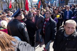 "Фашизм не пройдет" и "Слава Украине": визит Порошенко в Одессу спровоцировал конфликт