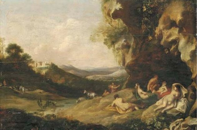 Картина Корнелиса Пуленбурга &laquo;Аркадский пейзаж&raquo;