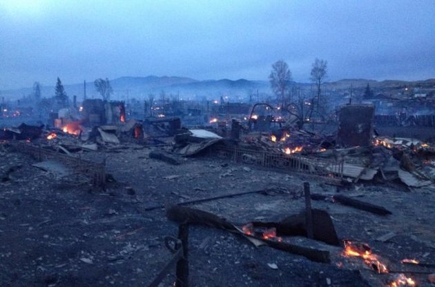 Площадь лесных пожаров в Сибири выросла в полтора раза, огонь добрался до Китая