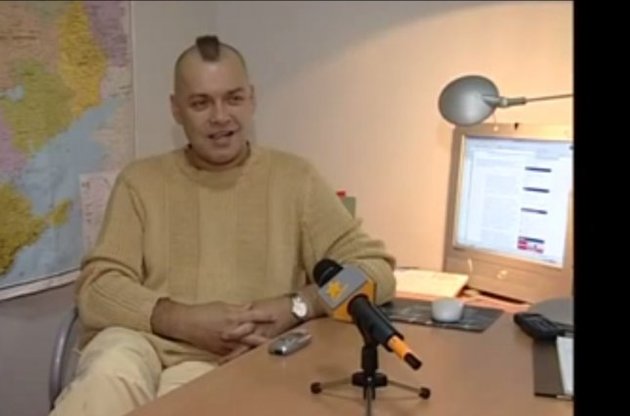 Киселев с ирокезом признается в любви Украине - нашлось архивное видео