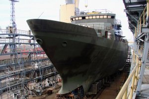 Військовий корабель РФ помічений у виключній економічній зоні Латвії