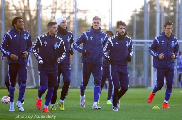 Динамівці готувалися до матчу з "Фіорентиною" в гарному настрої