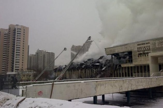 Московська бібліотека ИНИОН згоріла через протікання даху