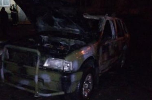 В Харькове ночью произошел взрыв автомобиля