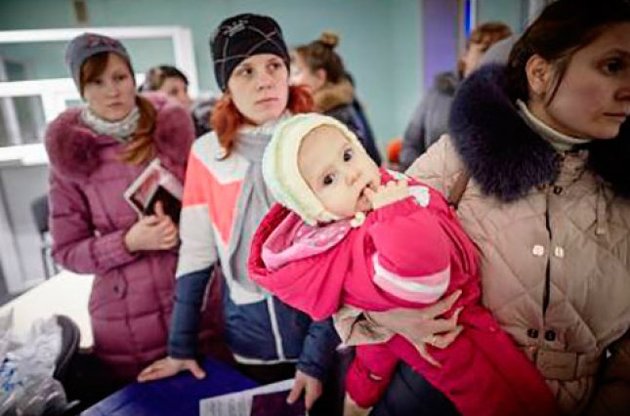 ЮНІСЕФ зафіксував збільшення кількості біженців з Донбасу