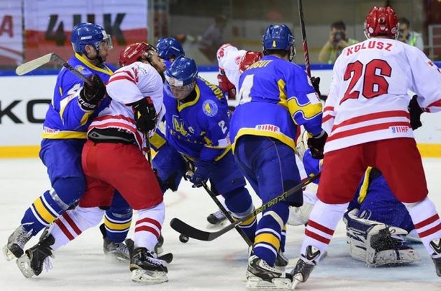 Хоккейная сборная Украины потерпела третье подряд поражение на чемпионате мира