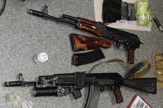 У диверсантов изъяли оружие и взрывчатку