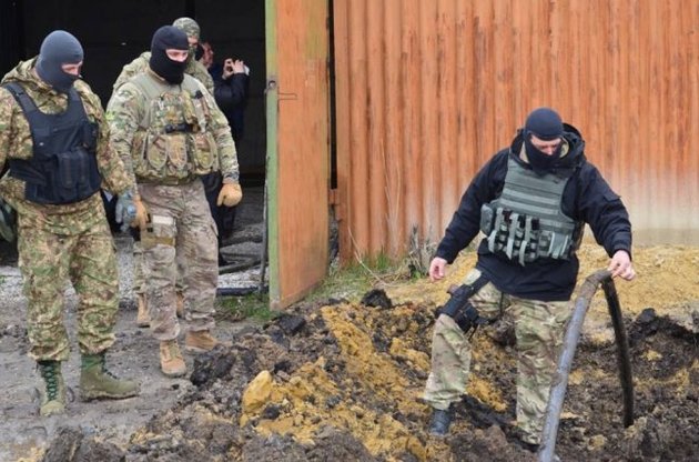 СБУ уничтожила нелегальный нефтепровод