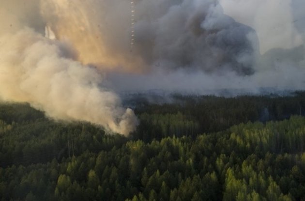 Пожежа в Чорнобильській зоні відчуження ліквідована - ДСНС