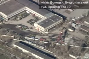 "Днепр-1" показал, где боевики в Донецке прячут танки