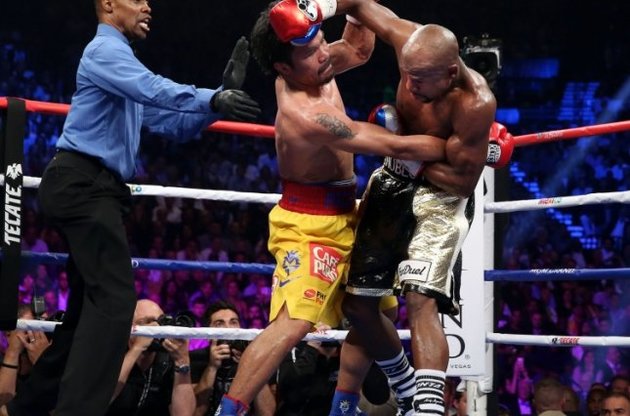 У матчі Пак'яо - Мейвезер глядачі майже не побачили точних і сильних ударів