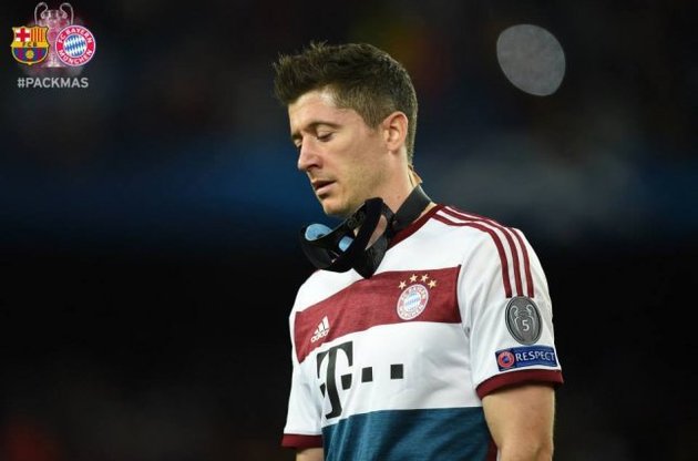 Роберт Левандовський не допоміг своїй команді в матчі з "Барселоною"