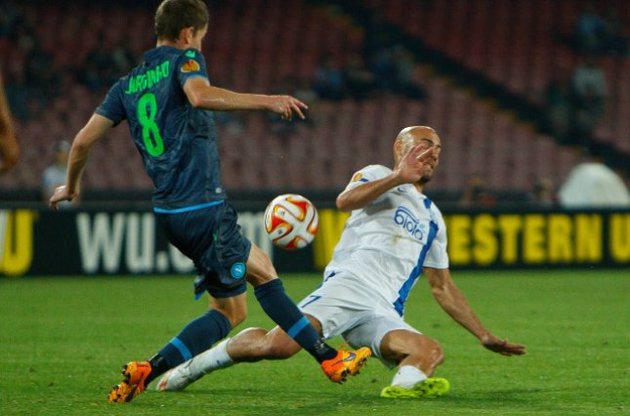 &quot;Днепр&quot; часто ошибался в противостоянии с &quot;Наполи&quot;