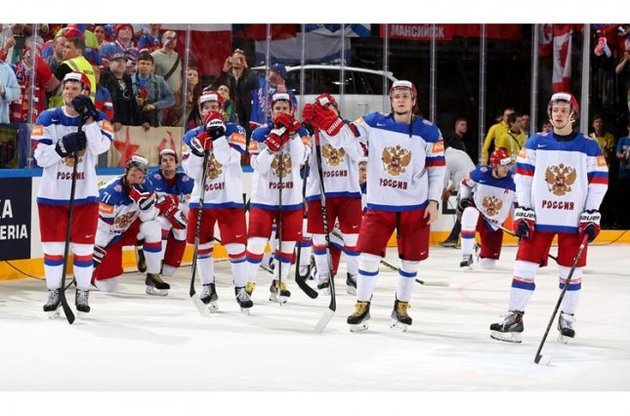 Російські хокеїсти ледь не зірвали церемонію нагородження на ЧС з хокею