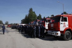 Пожар на нефтебазе под Васильковом потушили