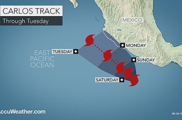 Тропический шторм "Карлос" обрушился на Мексику: есть жертвы