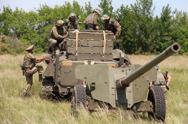 В зоне АТО в Донбассе неспокойно
