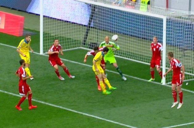 Украинцы сумели забить только во втором тайме