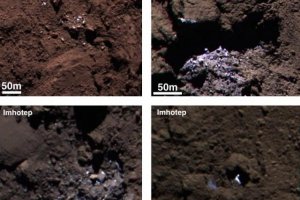 Rosetta обнаружила водный лед на комете Чурюмова-Герасименко
