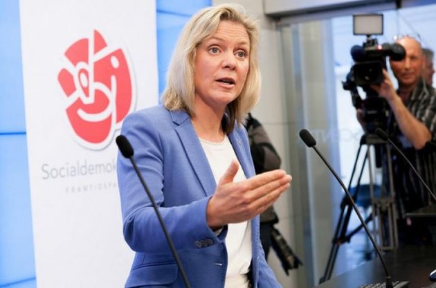 Глава Минфина Швеции Магдалена Андерссон