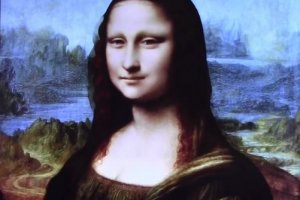 В Париже "оживили" знаменитую Мону Лизу