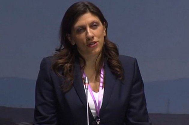 Зои Константопуло против голосования за меры экономии