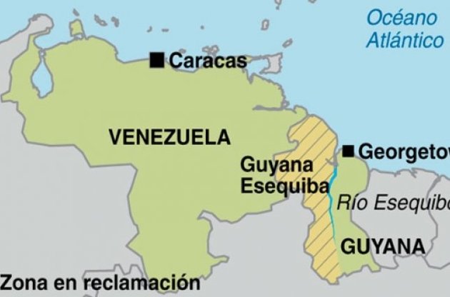 Територіальний спір між Венесуелою і Гайаною вийшов на міжнародний рівень