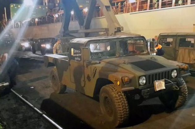 Американські бронемашини доставлені в Одесу