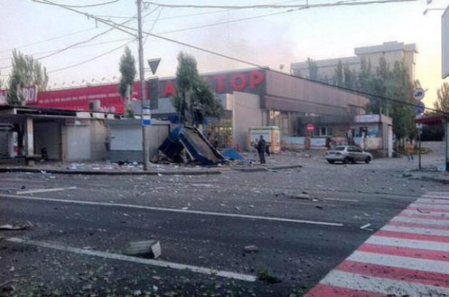 Донецьк після обстрілу