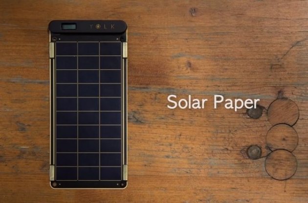 Створено "Сонячний папір" для зарядки смартфонів