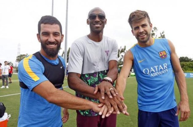 Брайант посетил тренировку "Барселоны"