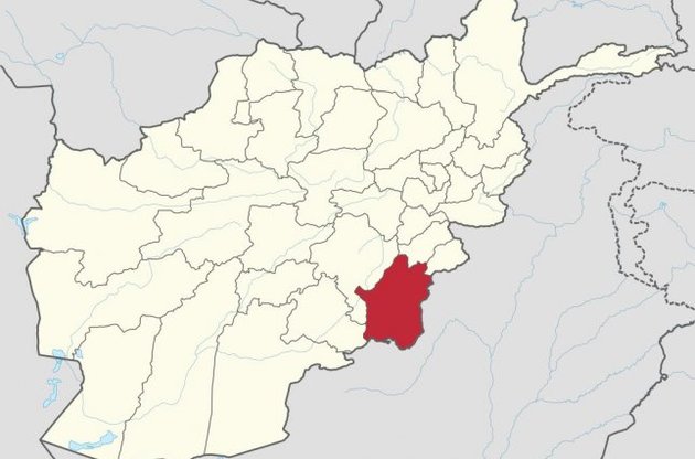 Красным цветом отмечена провинция Пактика, на территории которой был уничтожен Абу Халил аль-Судани