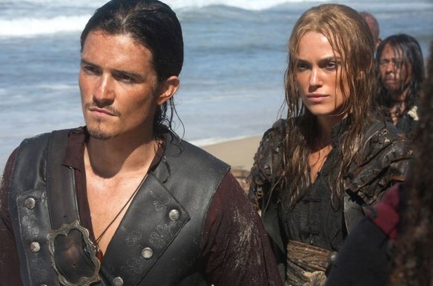 Орландо Блум в фильме "Пираты Карибского моря: На краю света"