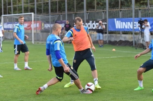 Украинцы уже провели первую тренировку