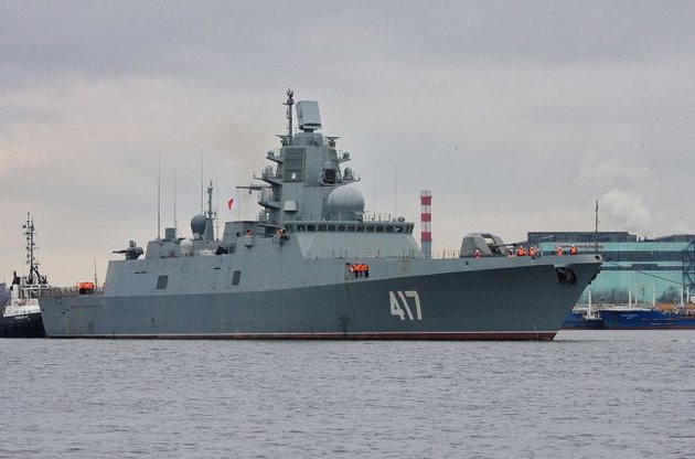 У границ Латвии вновь зафиксировали военный корабль России