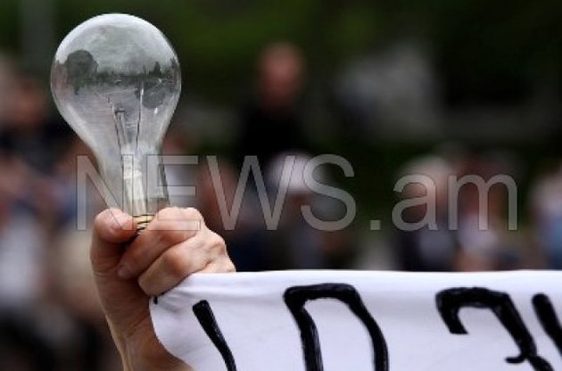 У Вірменії знову протестують проти подорожчання електроенергії