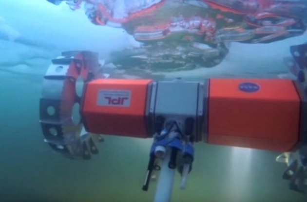 NASA опубликовало видео испытаний подледного колесного робота