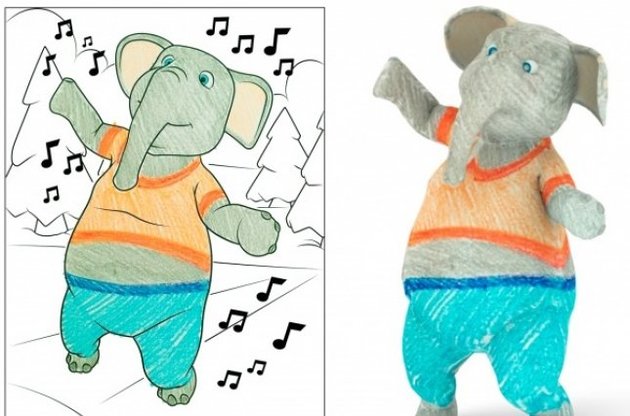 Компания Disney разработала 3D-раскраски