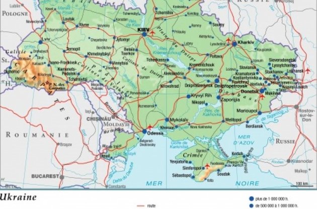 Французское издательство вернуло Крым Украине