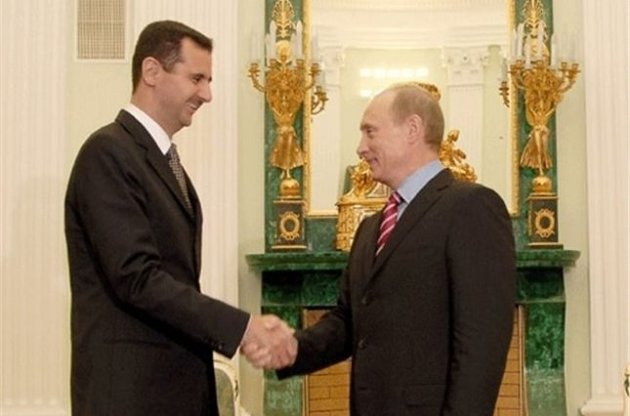 Асад во вторник вечером провел переговоры с Путиным в Москве