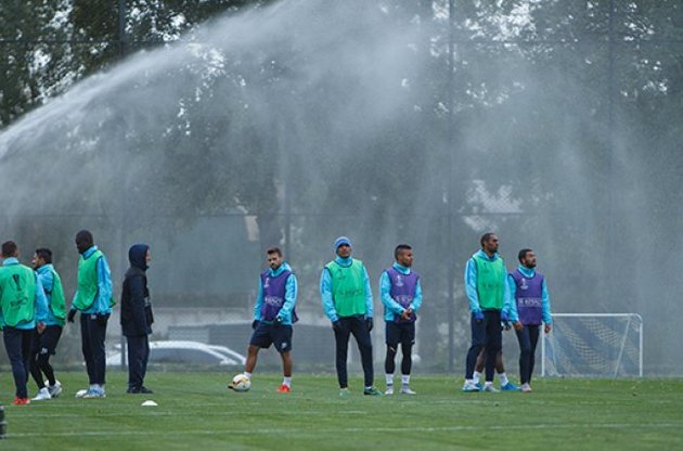 "Днепр" провел предыгровую тренировку