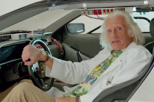 Док Браун з фільму «Назад у майбутнє» представив відеозвернення