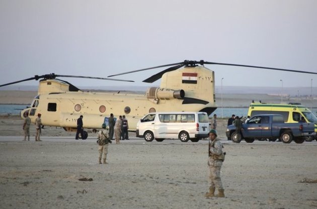 Російські медіа оприлюднили перше відео з місця катастрофи лайнера А321 в Єгипті